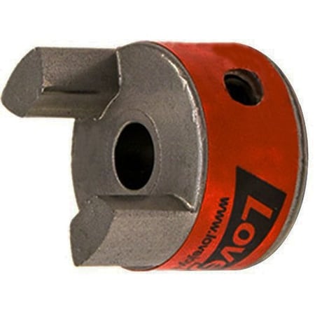 Timken Jaw Coupling Hub, 1/2 in. Bore, 1.08 in. Hub Dia, Jaw Coupling L050 1/2 NKW